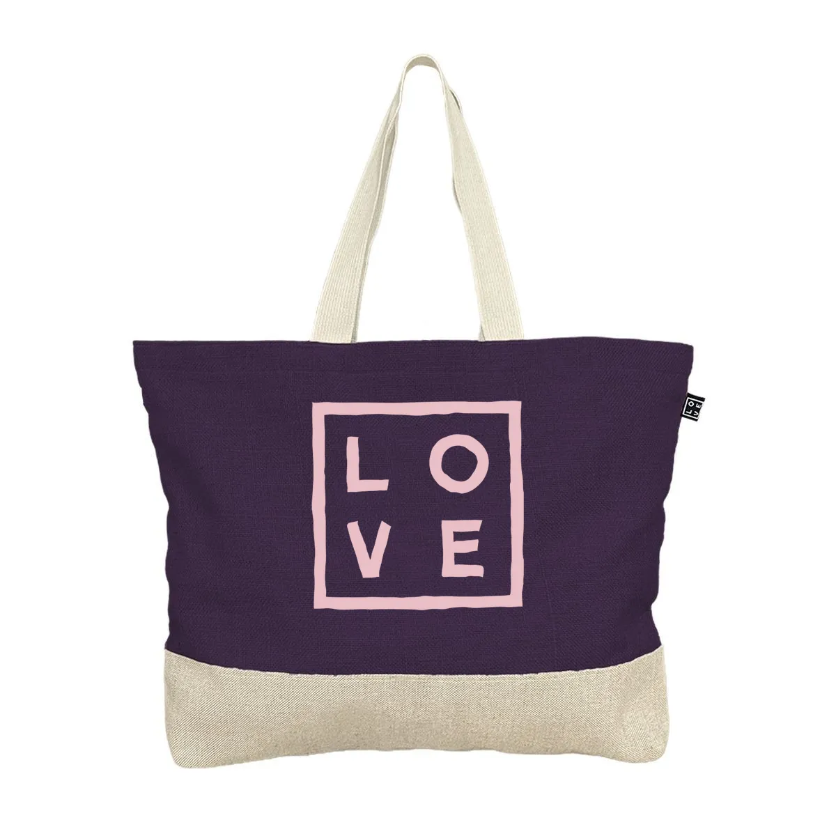 2 Tones – Beach bag – Purple Classic Flex